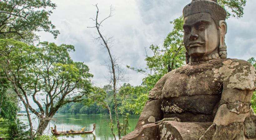 Les temples d’Angkor, au Cambodge, un site d’une rare finesse architecturale. croisieurope 