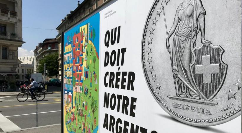 L’initiative «Monnaie pleine» vise à mieux contrôler le système financier suisse. FRANCIS HALLER 