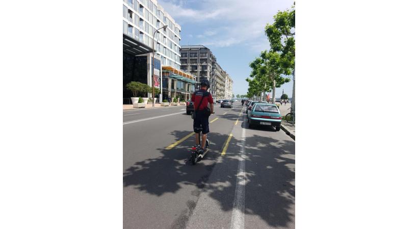 Le travail des contractuels pourrait être facilité grâce à la trottinette électrique. DR 