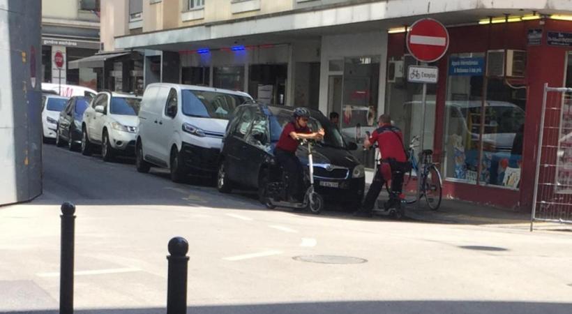 Verra-t-on un jour des brigades de contractuels sillonner les rues de la ville à trottinette électrique? DR 