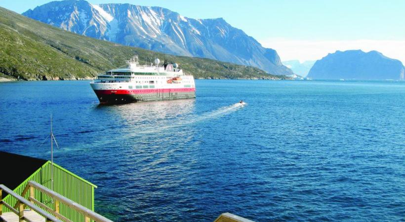 Le Fram est un bateau spécialement équipé pour la navigation nordique. BERNARD PICHON