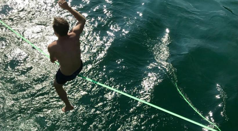 Les eaux du Rhône vues du pont Sous-Terre. FRANCIS HALLER 