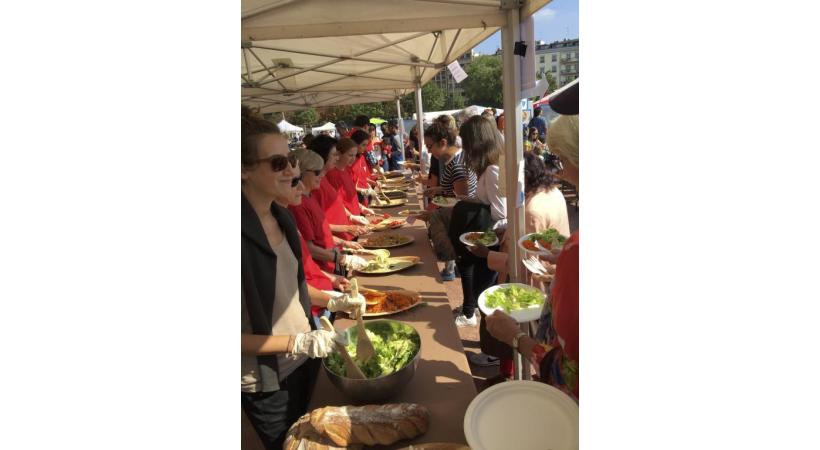 L’événement «The Meal» se déroule toujours dans une ambiance conviviale. DR