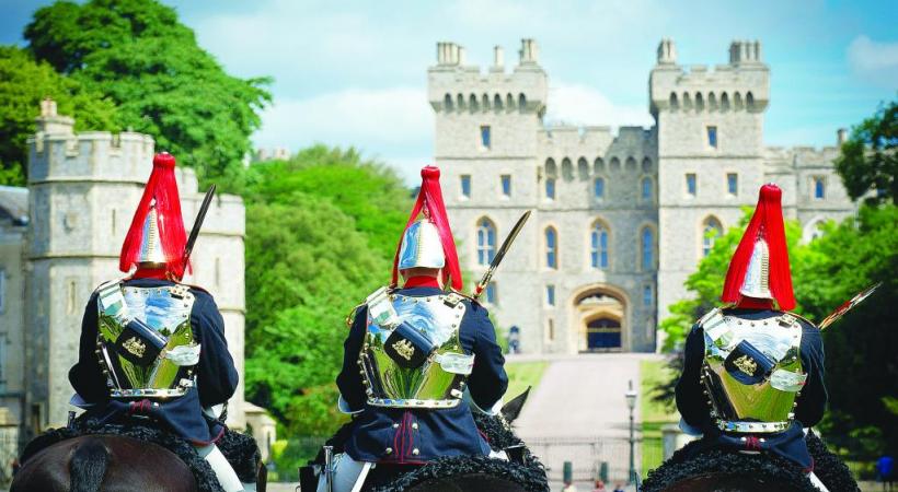 Le château où la reine passe ses week-ends. 