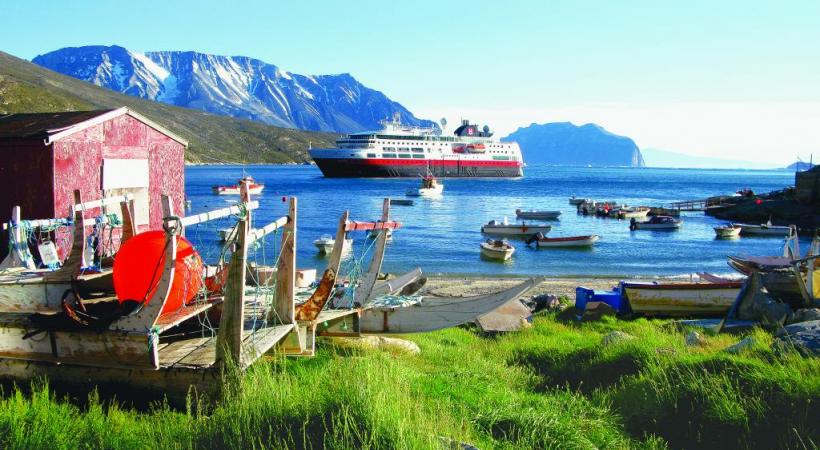 Le «MV Fram» est un bateau spécialement équipé pour la navigation nordique.