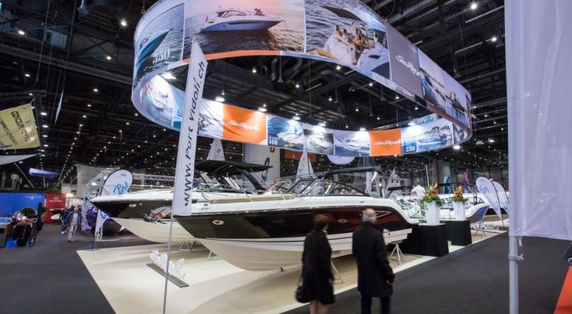 Pour choisir le bateau de ses rêves, une visite au Salon nautique du Léman s’impose. PIERRE ALBOUY