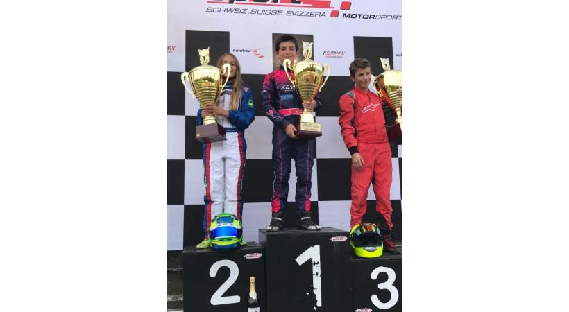 Shannon est le seul élève romand âgé de  12 ans à avoir été sacré champion suisse! DR