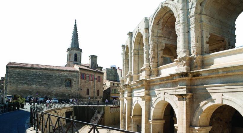 Les arènes d’Arles témoignent de l’important passé romain de la ville. 123RF/LEVGENII FESENKO