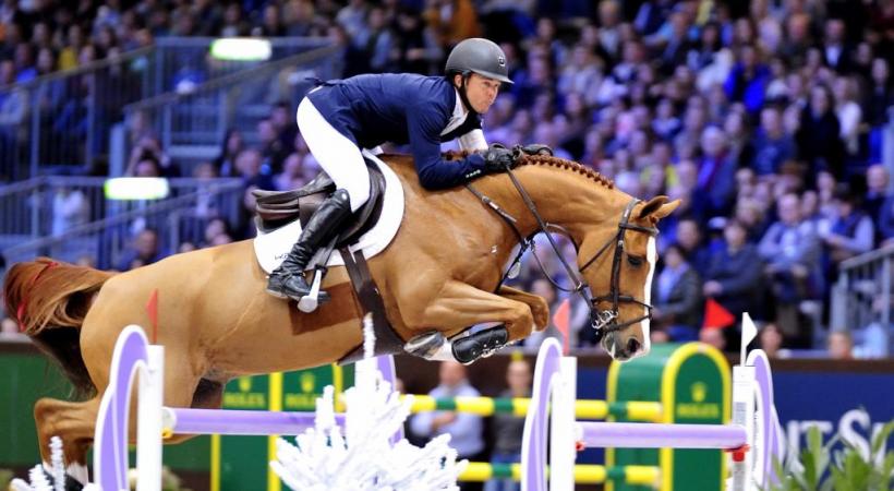 Le cavalier américain Kent Farrington a remporté le Grand Prix Rolex  en 2017. STéPHPANE CHOLLET 