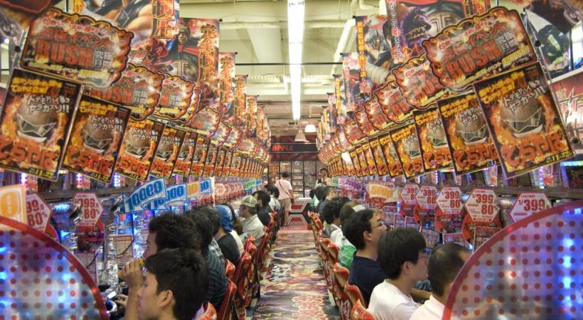 Le pachinko est un jeu typiquement japonais. DR