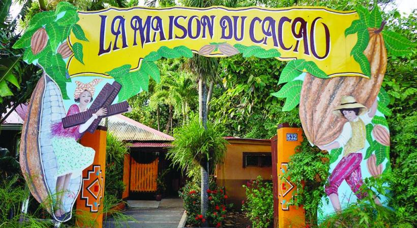 La Maison du cacao est un must touristique à la Guadeloupe.