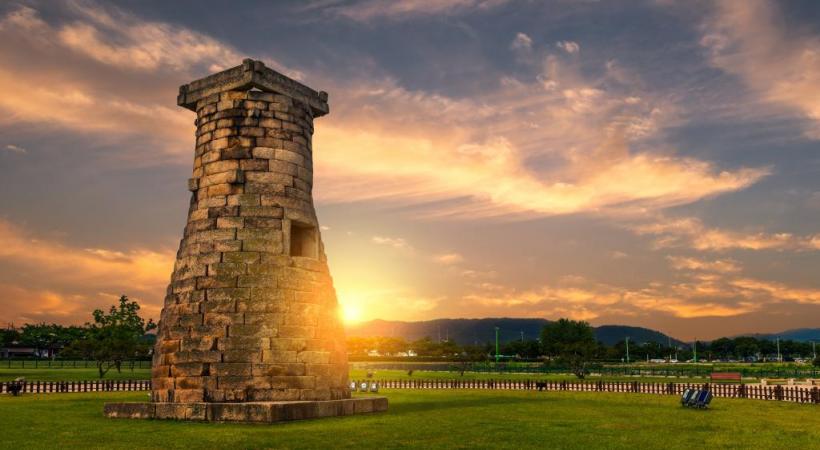 L’observatoire de Cheomseongdae, un trésor national, qui remonte au VIIe siècle. 123rf/ vincentstthomas