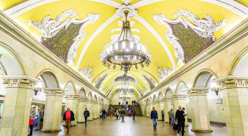 Les stations du métro de Moscou, de véritables galeries d’art. 123RF/ WERAYUT BANJONGKAEW 