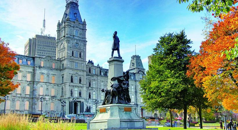 La place Royale de la vieille ville de Québec: atmosphère de ville européenne. 123RF/  GIUSEPPEMASCI   