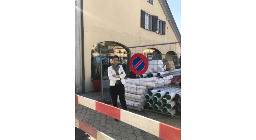 La commerçante Maria Rodrigues est très inquiète. Les travaux ont déjà fait chuter son chiffre d’affaires de près de 30%. DR