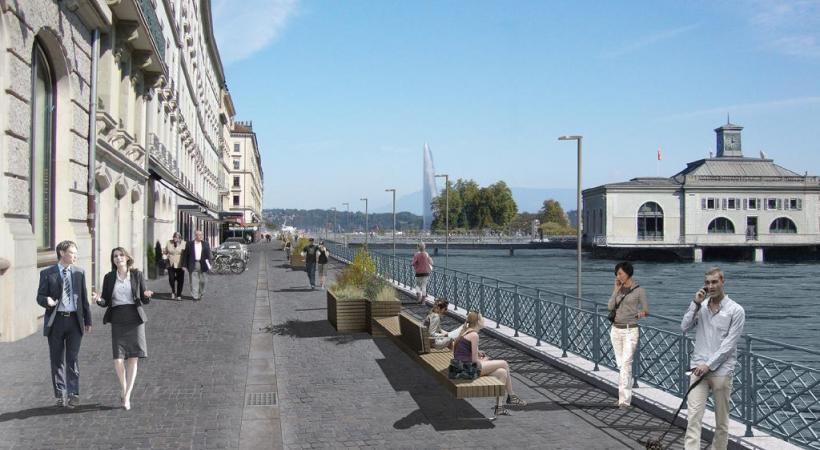 Les Genevois reprendront possession des lieux dès octobre prochain. IMAGE DE SYNTHèSE/VILLE DE GENèVE