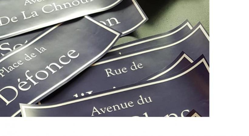 Des noms «plus appropriés» pour les plaques des rues.