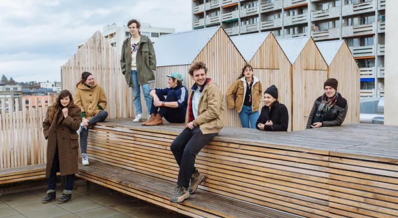 L’équipe de comédiens qui jouera les trois premiers spectacles du Poche/Gve. SAMUEL RUBIO