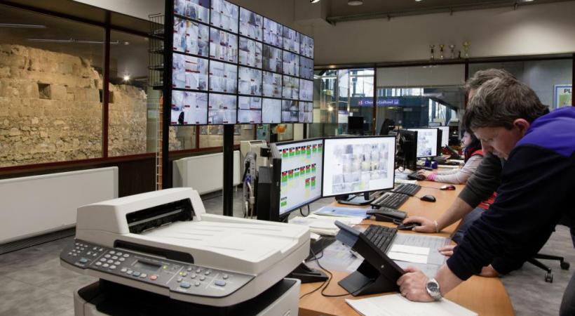 Le centre de contrôle de St-Antoine. Dans un futur proche, la récolte des données permettra de trouver plus facilement une place de parc. FONDATION DES PARKINGS 