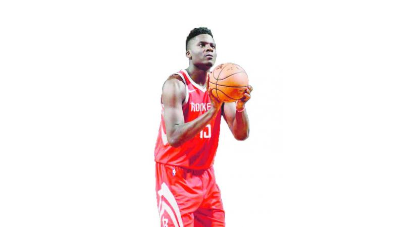 Clint Capela, la superstar du basket va mettre  le feu à Genève. DR