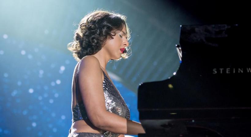 La fougueuse pianiste Khatia Buniatishvili.  WIKIMÉDIA