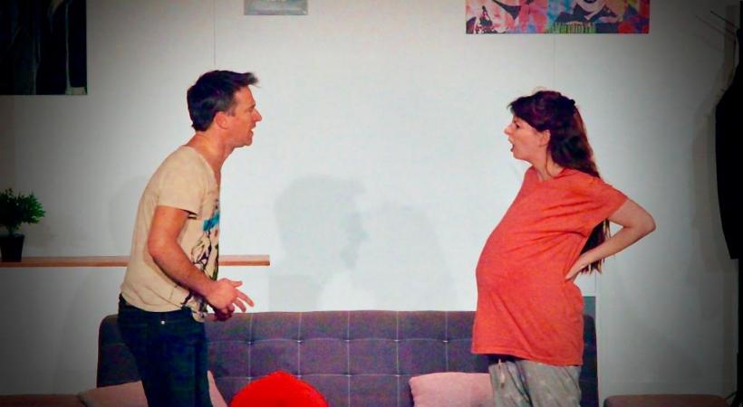 Pas facile la vie de couple quand on va être parents! DR