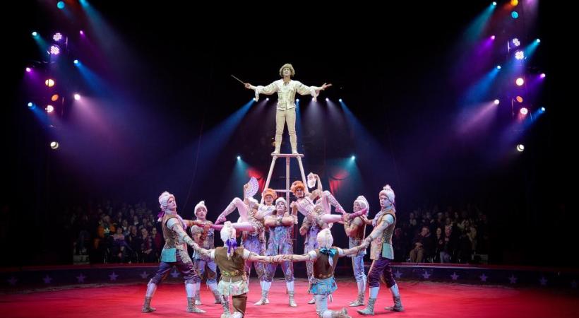 Les acrobates de la troupe Sokolov devraient envoyer le public du cirque national suisse au septième ciel. DR