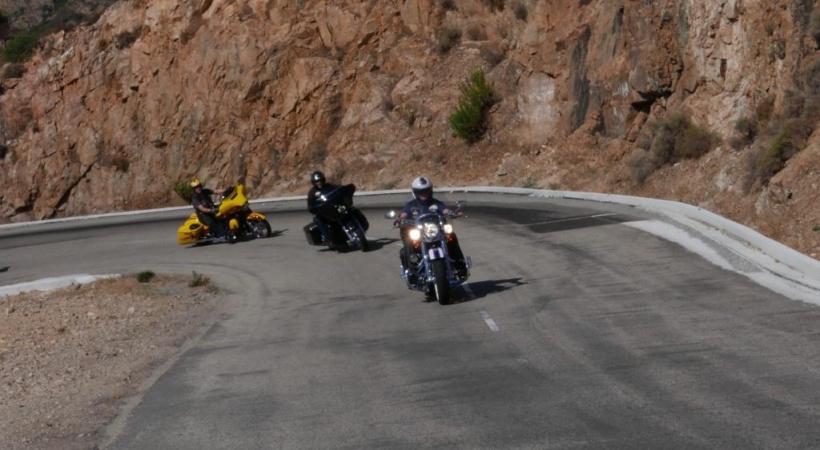 Chaque patrouille constituée de trois bikers choisira 40 cols. DR