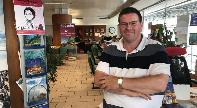 Alexandre Python, patron de l’agence de voyages chrétienne Ad gentes, est aussi un fervent globe-trotteur ayant 70 pays à son actif. DR