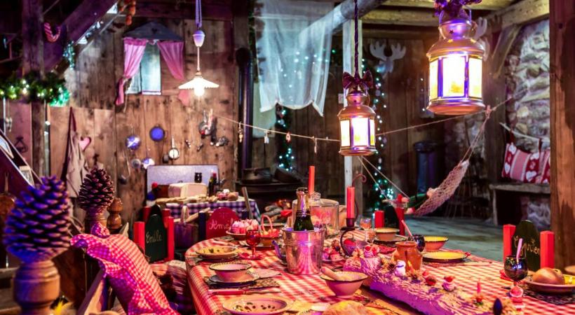 Le décor du Hameau du Père Noël, situé près de Genève, en Haute-Savoie, est tout simplement magique. DR