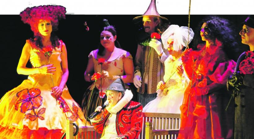 Le spectacle «La Gioia» (la joie) est présenté en italien, mais surtitré en français. LUCA DEL PIA