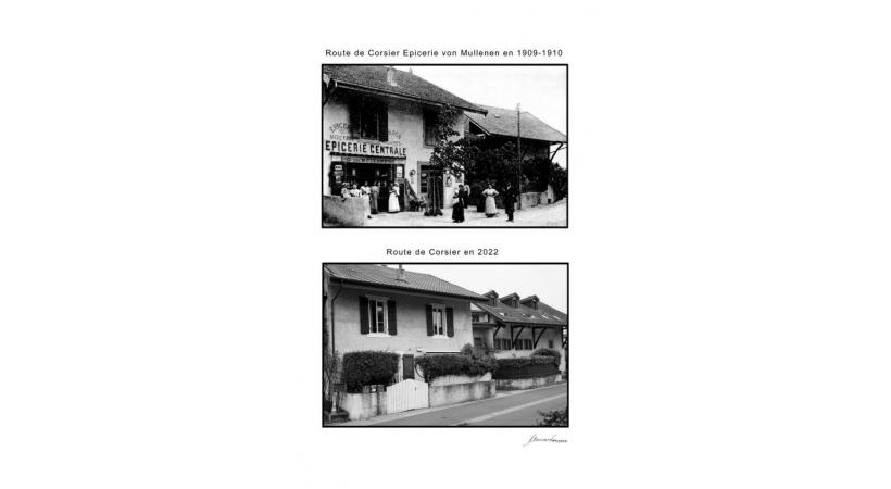 Le village de Corsier a changé de visage au cours du siècle précédent. Mais il a su conserver son «âme», d’après François Jaccard. DR