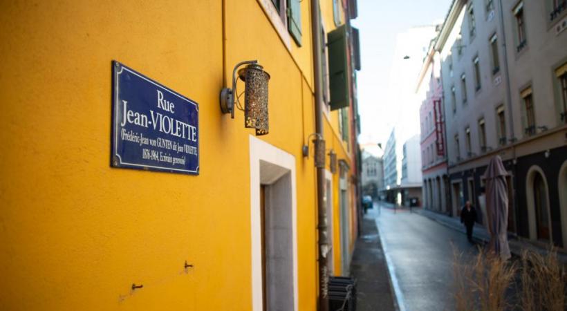 La rue Jean-Violette pourrait être rebaptisée «rue Grisélidis-Réal». STéPHANE CHOLLET