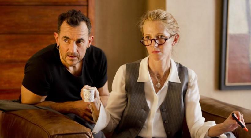 Albert Dupontel et Sandrine Kiberlain dans «9 mois ferme». DR