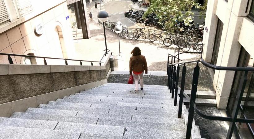 L’agression a eu lieu, le 8 août 2018, au-dessus de la place des Trois-Perdrix. FRANCIS HALLER