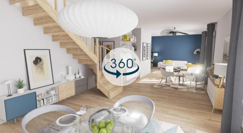 La visite en 3D se base sur des photos réalisées à 360 degrés. DR