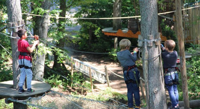 Pour un anniversaire ou un moment en famille, les petits ont de quoi s’amuser en plein-air. DR