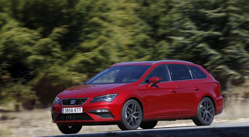 La Seat Leon ST break a une autonomie de quelque 440 km. DR