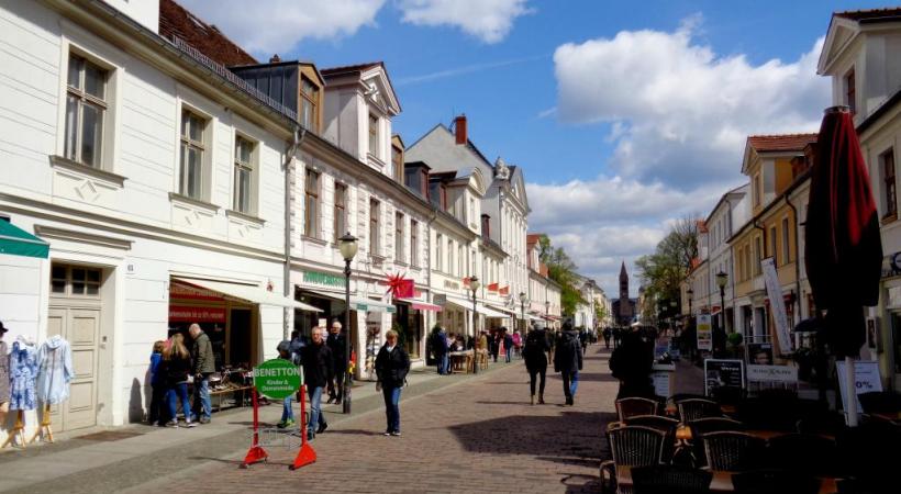 Balade dans la populaire zone piétonne.