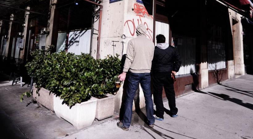 A la rue de l’Ecole-de-Médecine, les urineurs ne se gênent pas… PASCAL BITZ 