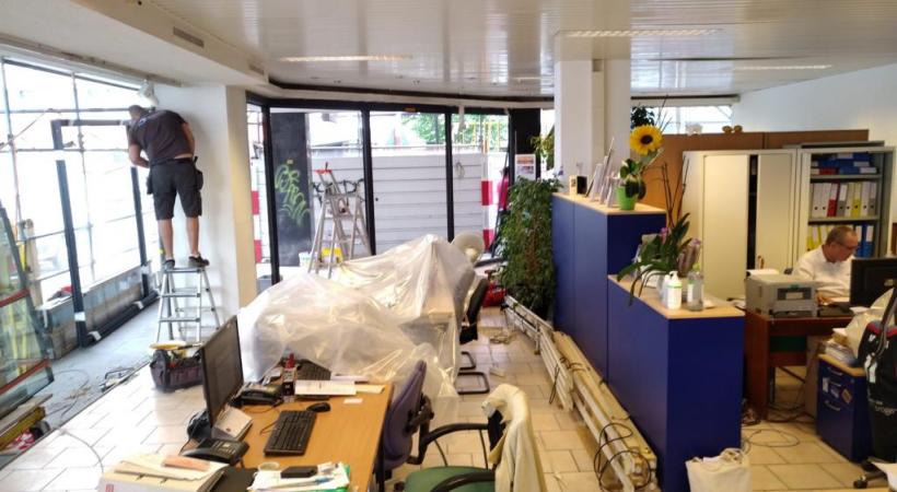 Les nuisances du chantier ont fait fuir de nombreux clients de l’agence de voyages Ad Gentes. DR