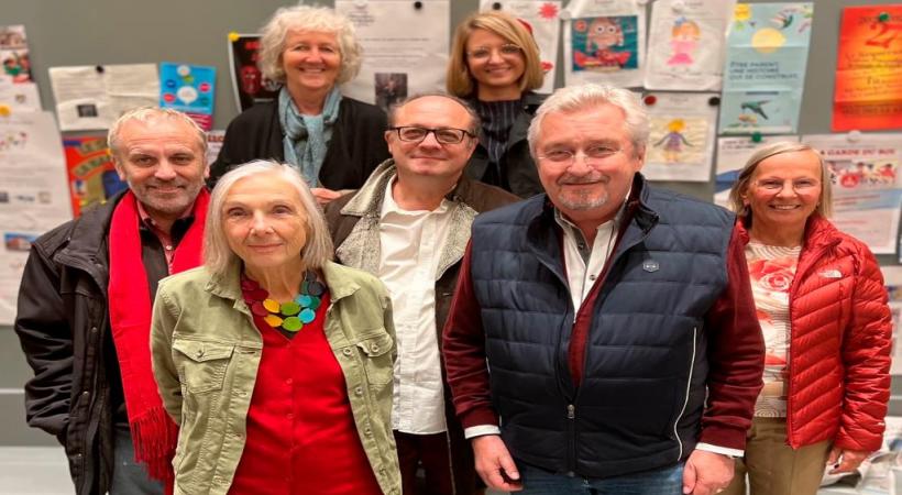 Le comité de l’AHCVV et son président comptent bien faire bouger les choses en Vieille-Ville. DR