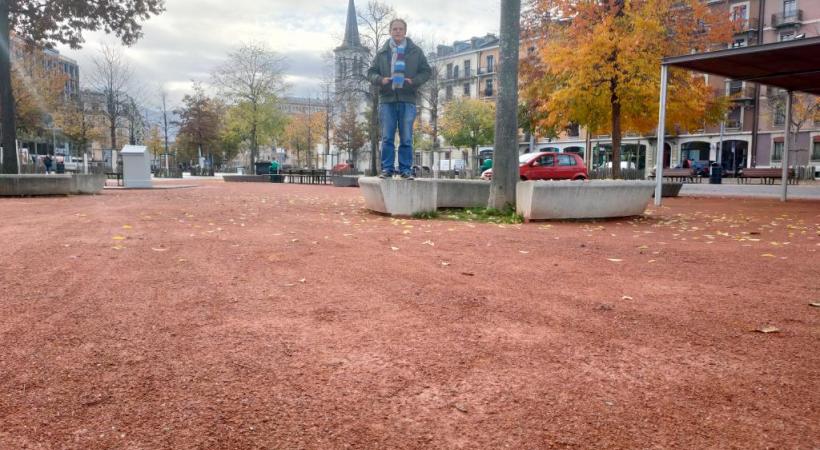 Yves Herren rêve  d’une plaine plus verte. MP